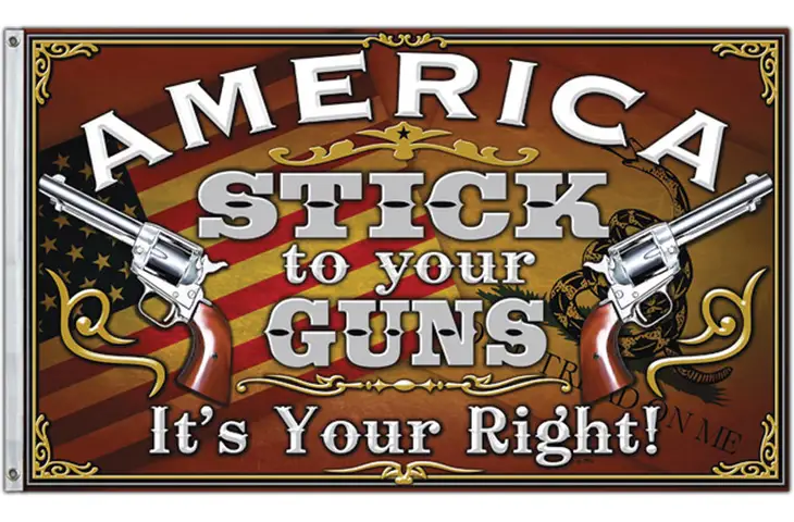 Flags Stick To Your Guns Flag